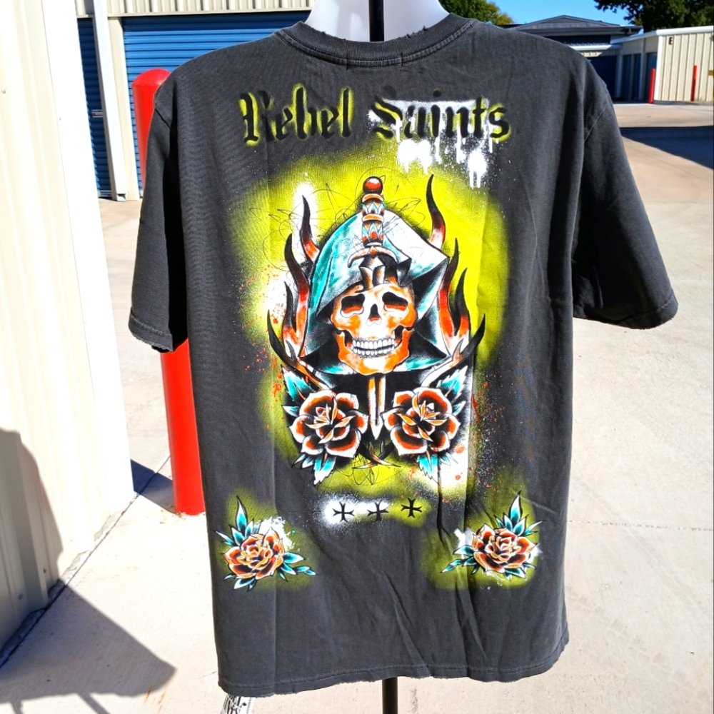 New with tags REBEL SAINTS T shirt size 2XL